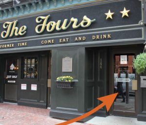 The Fours Restaurant Entrance